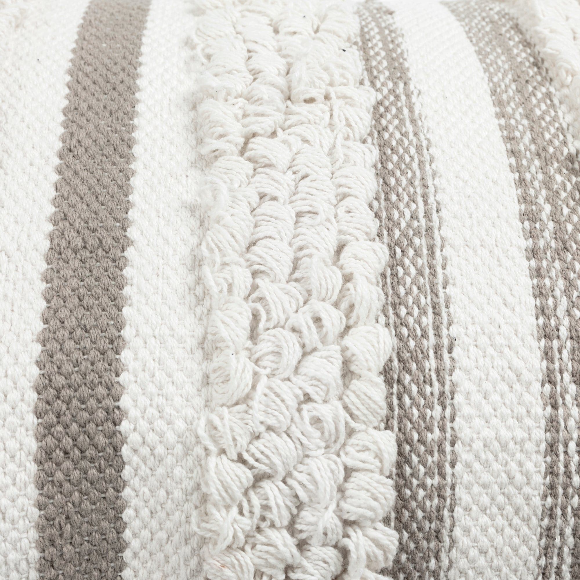 Bria Stripe Decorative Pillow Cover - Soft Cotton Cushion Case for Sofa, Bed & Home Decor - Perfect for Living Room, Bedroom & Cozy Spaces