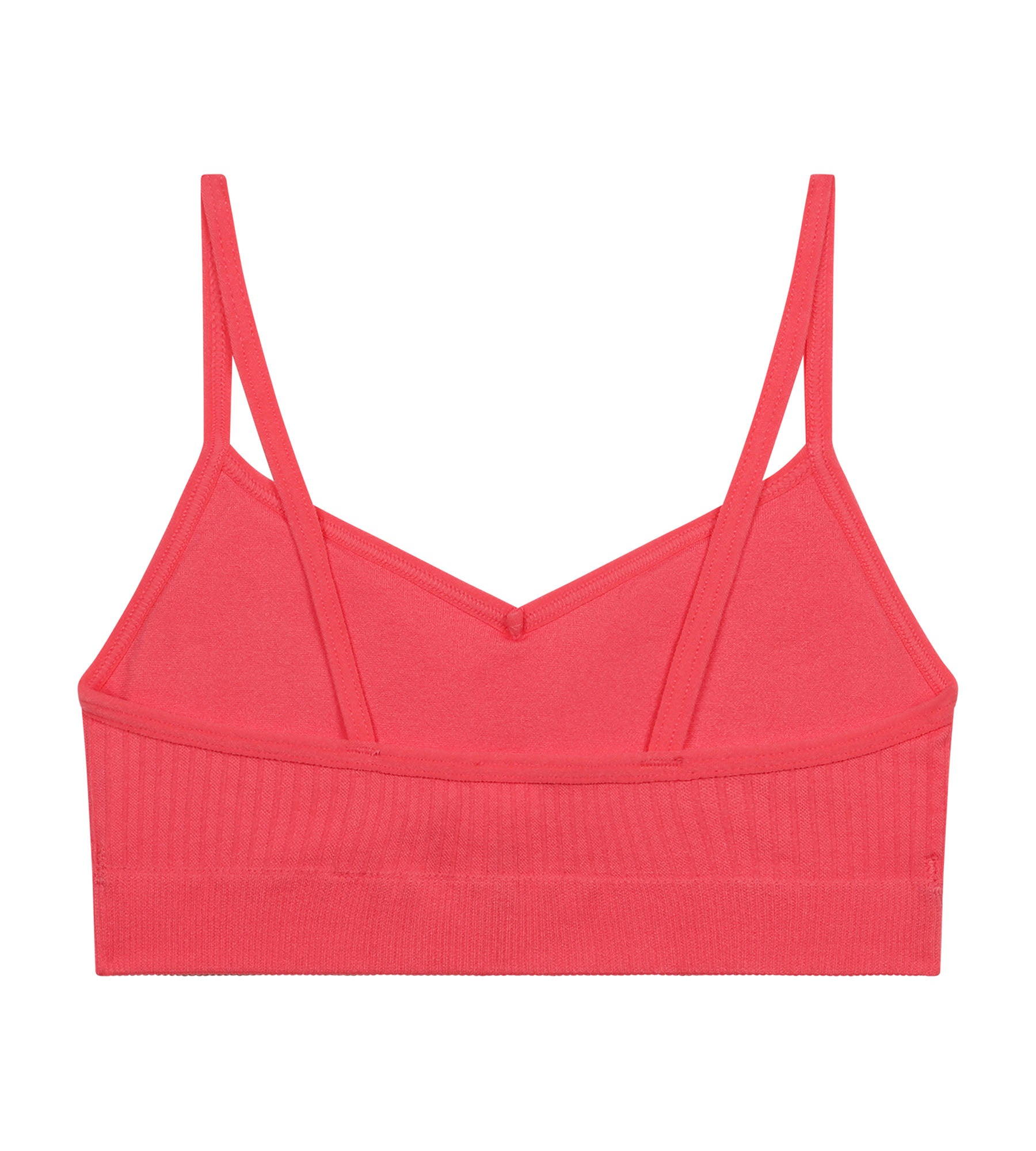 Seamless Girls Bra with Removable Foam Pads - Soft Microfiber Comfort - Perfect for School, Sports, and Everyday Wear (Rose Dim)