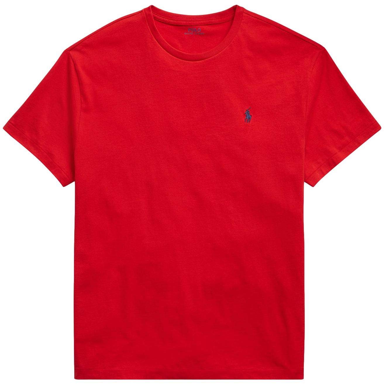 Polo Ralph Lauren Men's Big & Tall Crewneck Pony T-Shirt - Comfortable Cotton Casual Tee for Everyday Wear & Outfits