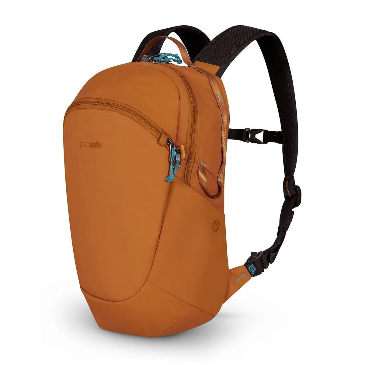 Pacsafe Eco 18L Anti-Theft Waterproof Travel Backpack for Commuting, Hiking & Airport Security - RFID Protection & Cut-Resistant Straps