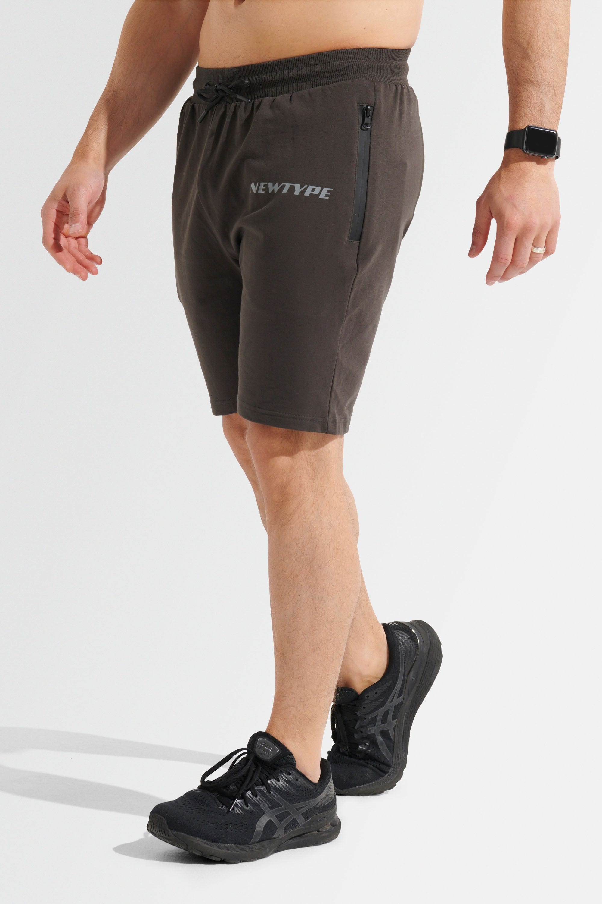 Intrepid Athlete Men's Running Shorts - Lightweight & Breathable Charcoal Gray for Gym, Jogging & Outdoor Workouts