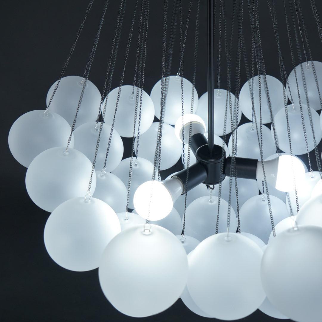 Elegant Bubble Chandelier - Modern Crystal Ceiling Light Fixture for Dining Room, Living Room & Bedroom - Perfect for Home Decor & Wedding Venues