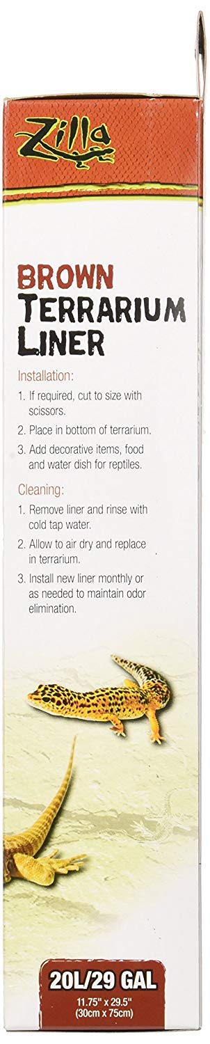 Premium Terrarium Liner for Reptiles & Amphibians - Waterproof & Easy to Clean Habitat Flooring - Perfect for Vivariums, Terrariums & Reptile Enclosures (Use for Geckos, Snakes, Frogs & More)