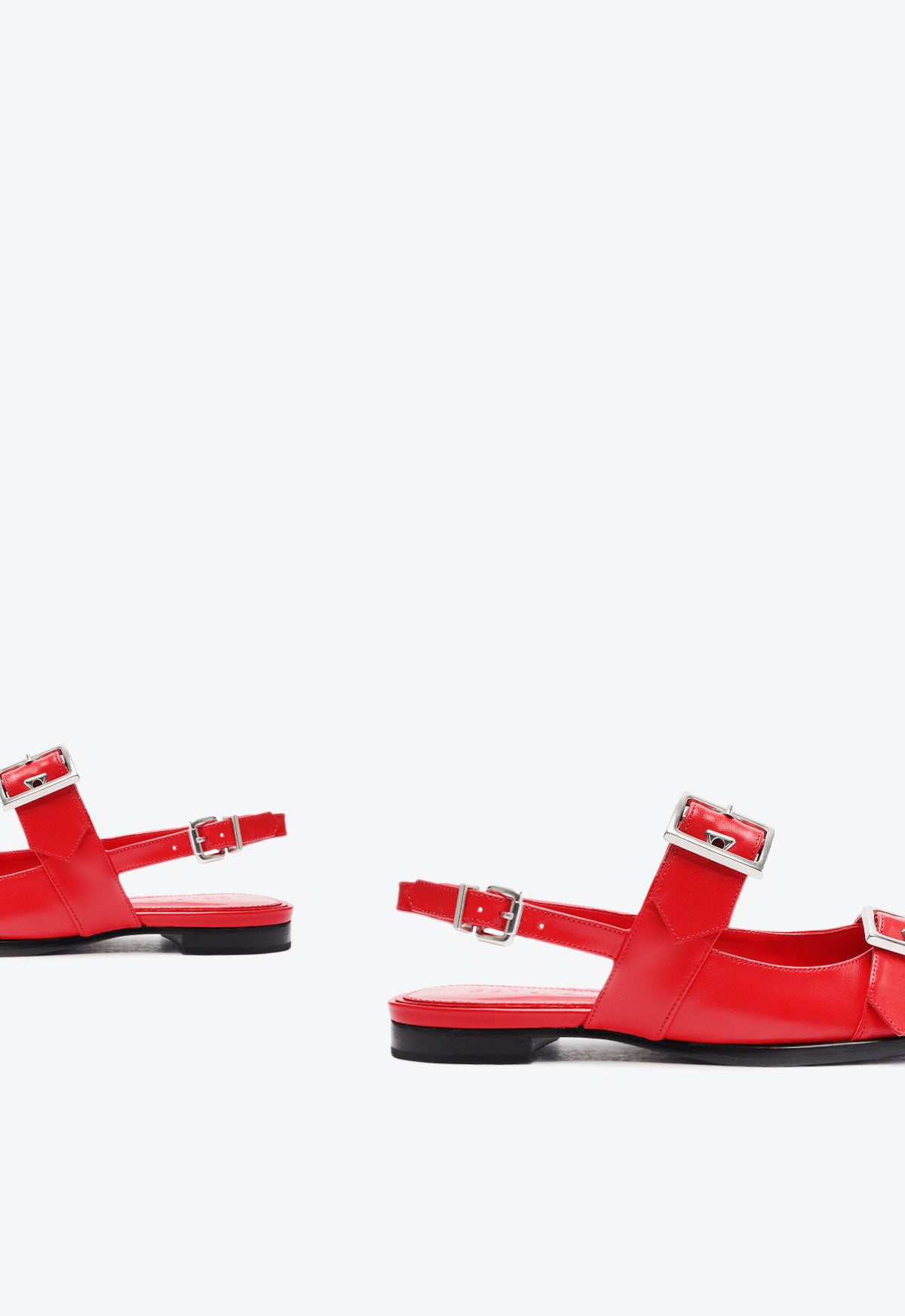 Darla Sling Leather Flat Shoes for Women - Comfortable & Stylish Casual Flats - Perfect for Work, Travel & Everyday Wear