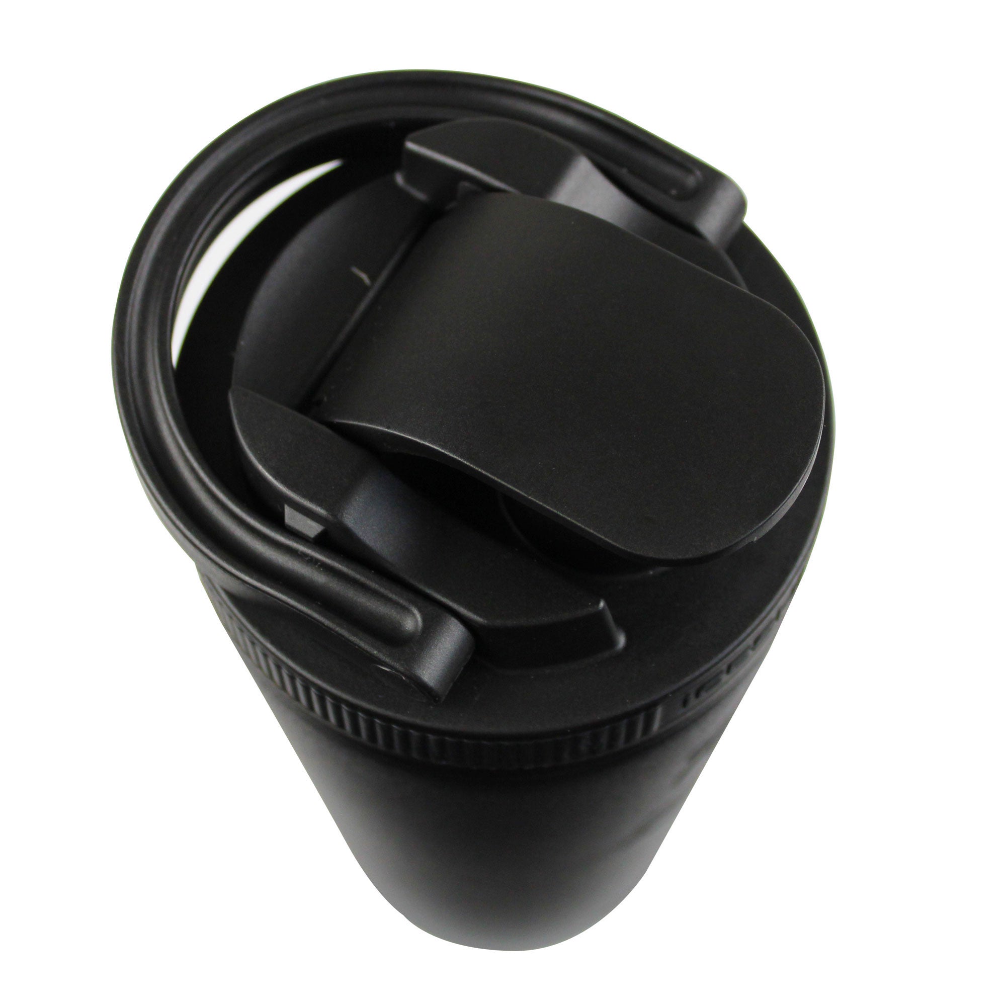 FITOPS 26oz Black Insulated Stainless Steel Protein Shaker Bottle for Gym, Workout & Sports - Leakproof & BPA Free