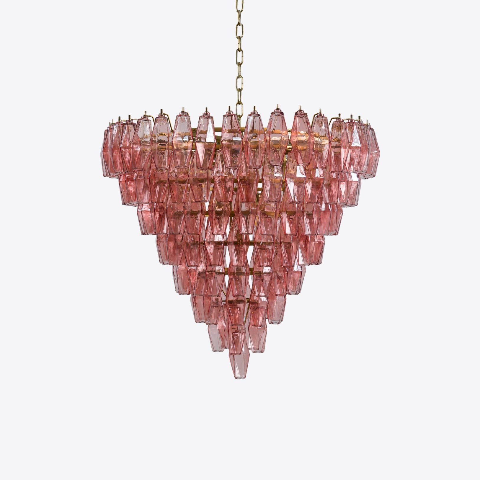 Asti Murano Chandelier - Elegant Venetian Glass Ceiling Light Fixture for Dining Room, Living Room & Bedroom Decor