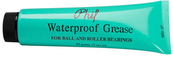 Phil Wood Waterproof Grease Tube - 3oz Bicycle Lubricant for All-Weather Cycling & Bike Maintenance | Ideal for Road, Mountain & Commuter Bikes