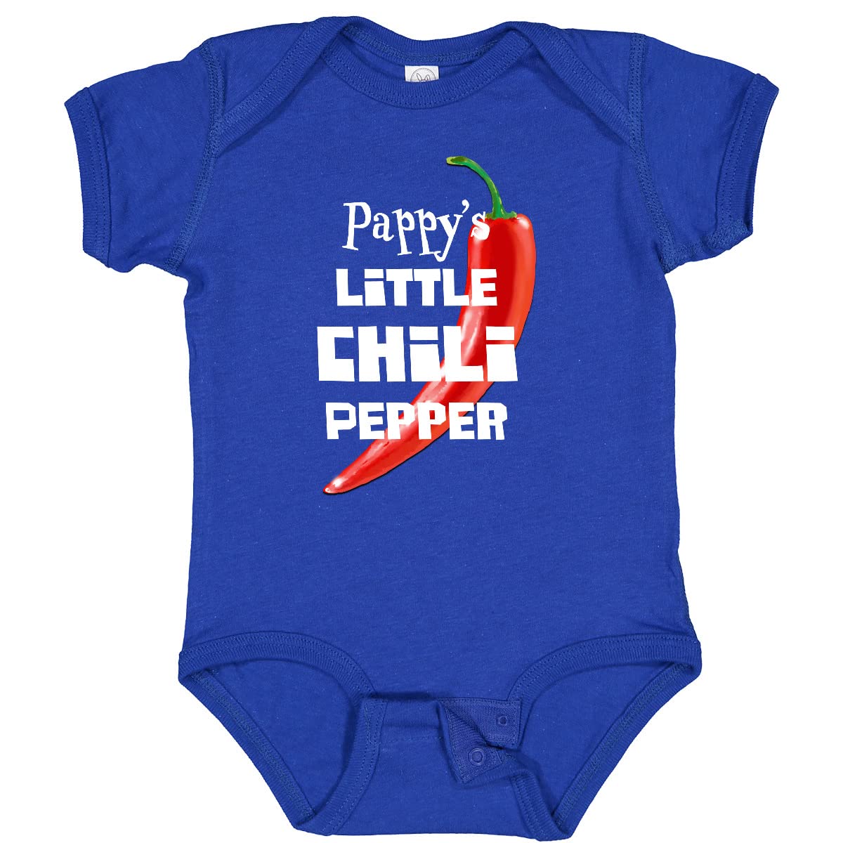 Inktastic Pappy's Little Chili Pepper Baby Bodysuit - Cute Infant Onesie for Boys & Girls - Perfect for Family Photos, Holidays & Everyday Wear