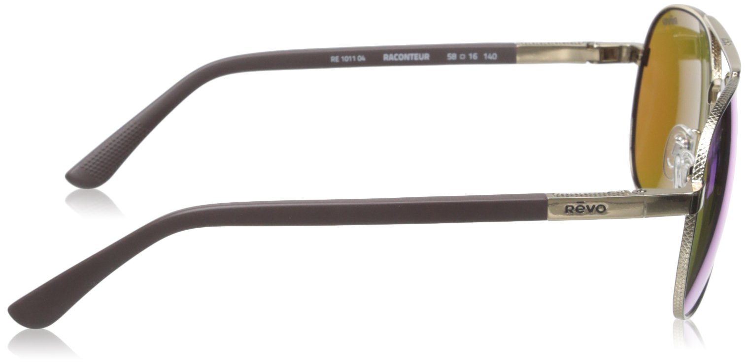 Revo Polarized Sunglasses for Men & Women - Classic Aviator Frame with UV Protection - Perfect for Driving, Outdoor Sports & Beach Vacations