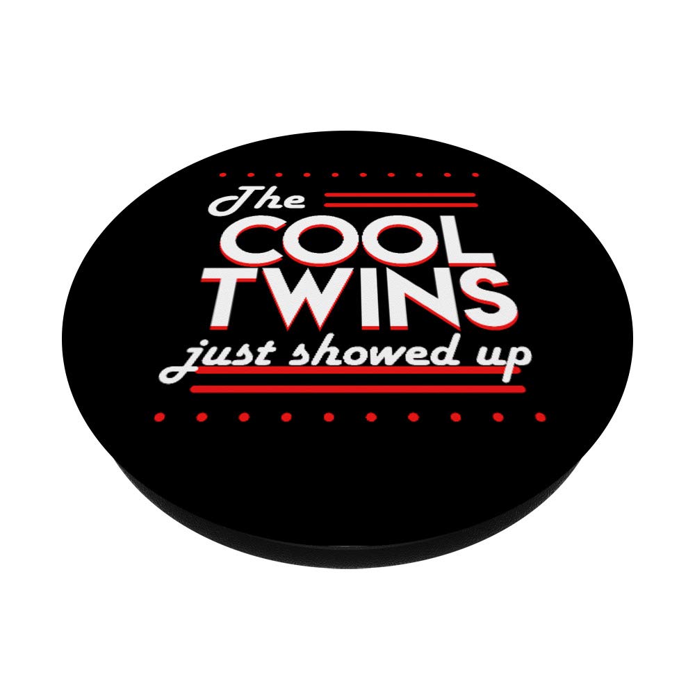 Funny Twin PopSockets Grip & Stand for Phones & Tablets - Cool Adult Gag Gift for Christmas, Brothers, Best Friends (Perfect for Parties, Family Gatherings & Prank Gifts)