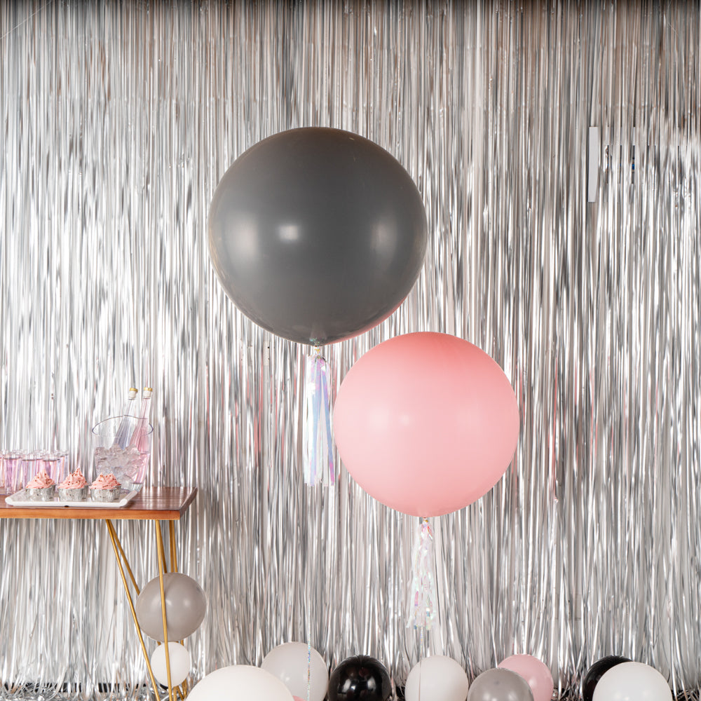 Balloonify 36 Inch Gray Latex Balloons - Pack of 10 | Party Decorations, Birthday Supplies & Event Balloons for Indoor/Outdoor Decor
