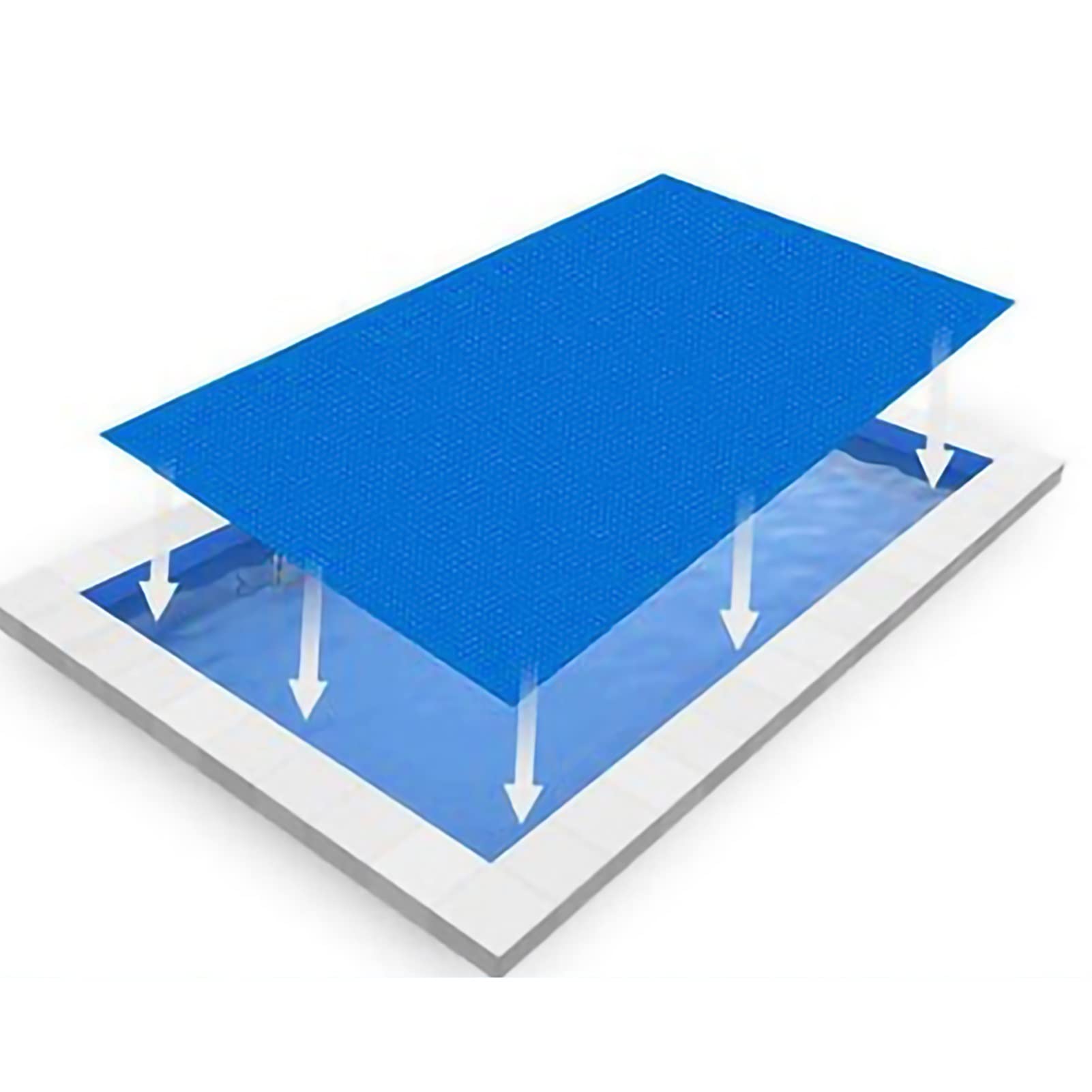 Solar Pool Cover 10ft x 13ft - Heavy Duty UV Resistant Thermal Blanket for Swimming Pools | Waterproof Dustproof Winter Protection | Outdoor Pool Heating & Energy Saving Solution | Perfect for Year-Round Use in Backyard, Inground & Above Ground Pools