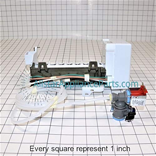 4317943 Replacement Ice Maker & Water Inlet Valve 4318047 - Compatible with Refrigerators - Perfect for Kitchen Appliance Repair and Maintenance