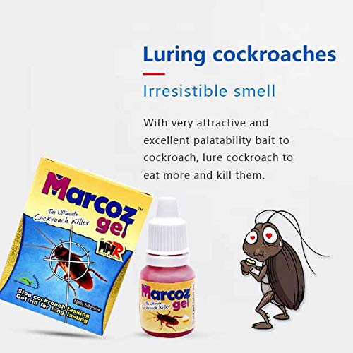 MMR Making Marvelous Marcoz Gel - Ultimate Cockroach Killer with Guaranteed Effect (10ml) | Powerful Insecticide for Kitchen, Bathroom & Home Pest Control