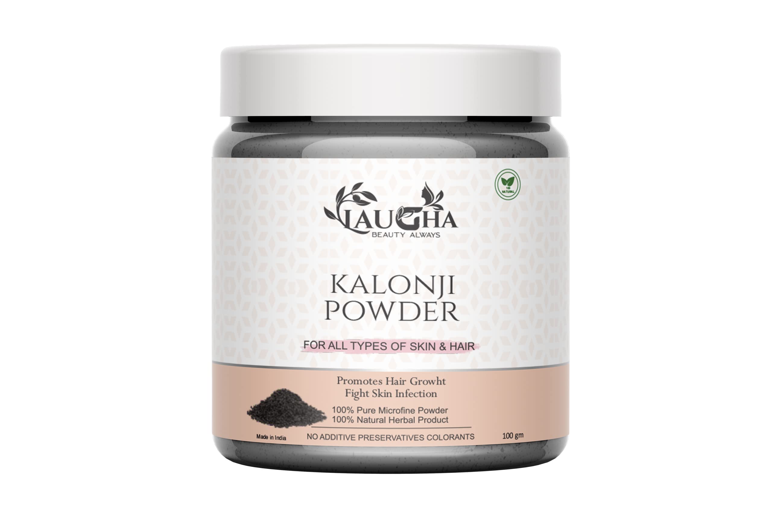 Pure & Natural Kalonji (Black Cumin) Powder - 100g | Skin Toning, Anti-Aging, Blackhead & Acne Treatment | Deep Cleansing Face Pack for Glowing Skin | Perfect for Daily Skincare Routine & Spa Treatments