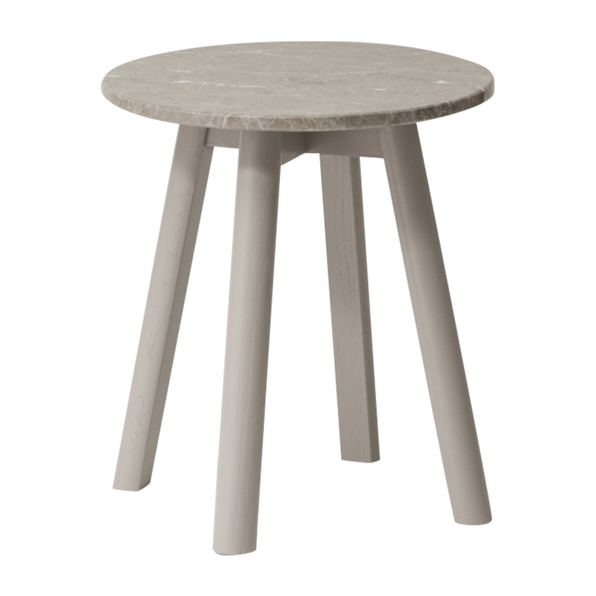 Modern Marble Side Table - Elegant Round Accent Table for Living Room, Bedroom, or Office - Durable & Stylish Home Decor Furniture