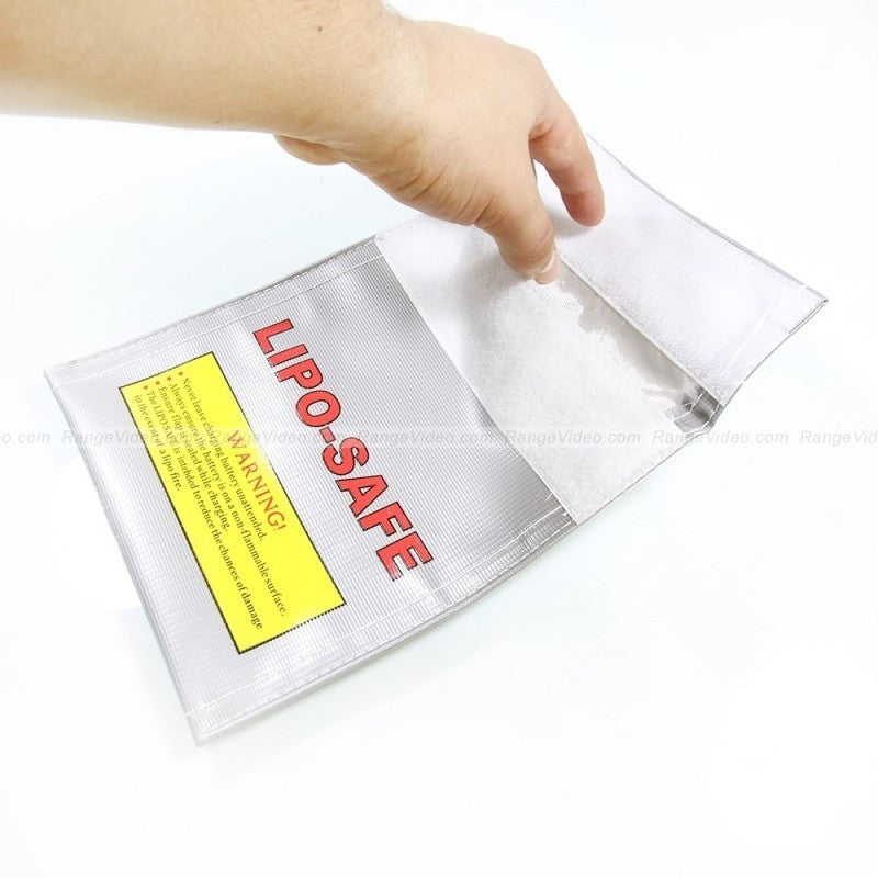 Fireproof Lipo Battery Charging Bag 18x22cm - Safe Storage for RC Cars, Drones, and Electronics - Perfect for Travel & Home Use