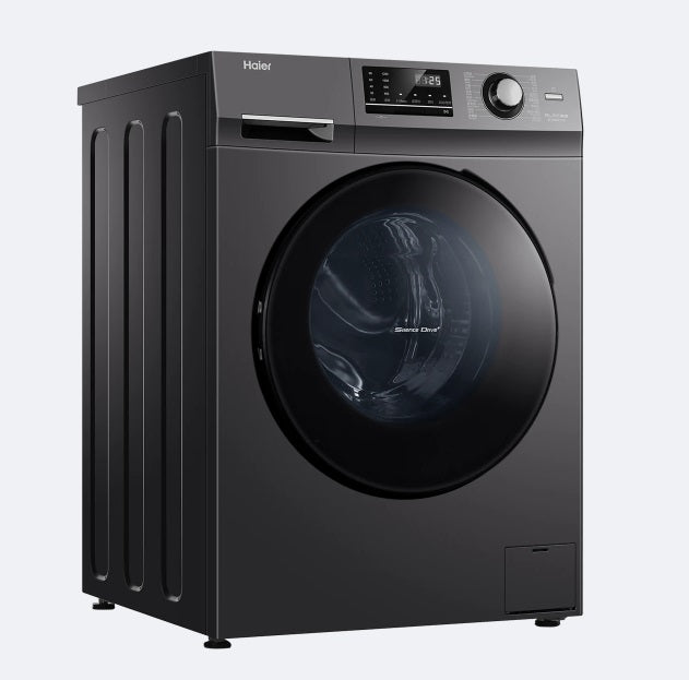 Haier EG100MATE2S 10kg Front Load Washing Machine - BLDC Direct Drive Motor, 1 Year Warranty, 3-Pin Plug - Perfect for Apartments, Laundromats & Small Homes