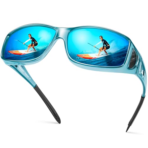 A11 Transparent Blue Frame/Blue Mirrored Lens
