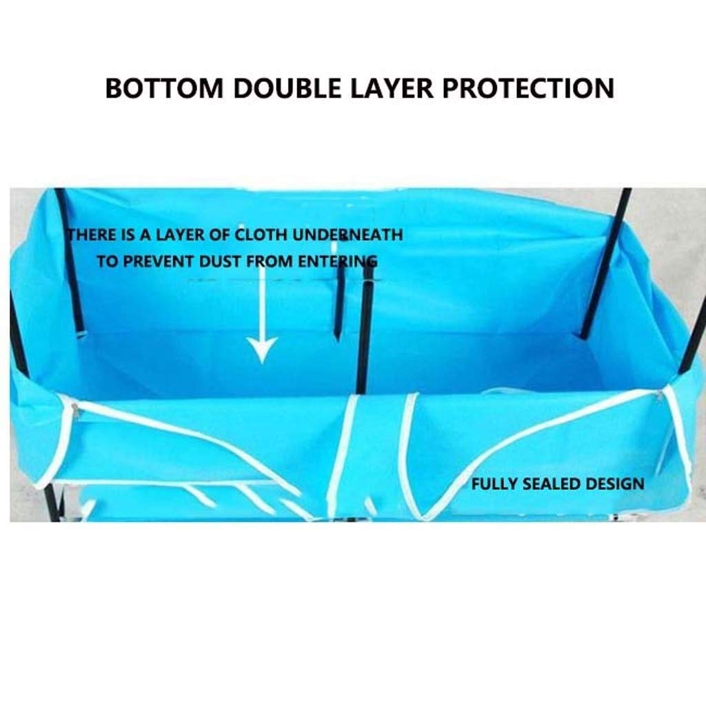 Portable Modular Wardrobe Closet - Space Saving Fabric Storage Organizer with Hanging Rod & Folding Cubes | Perfect for Small Apartments, Dorm Rooms & Closet Organization