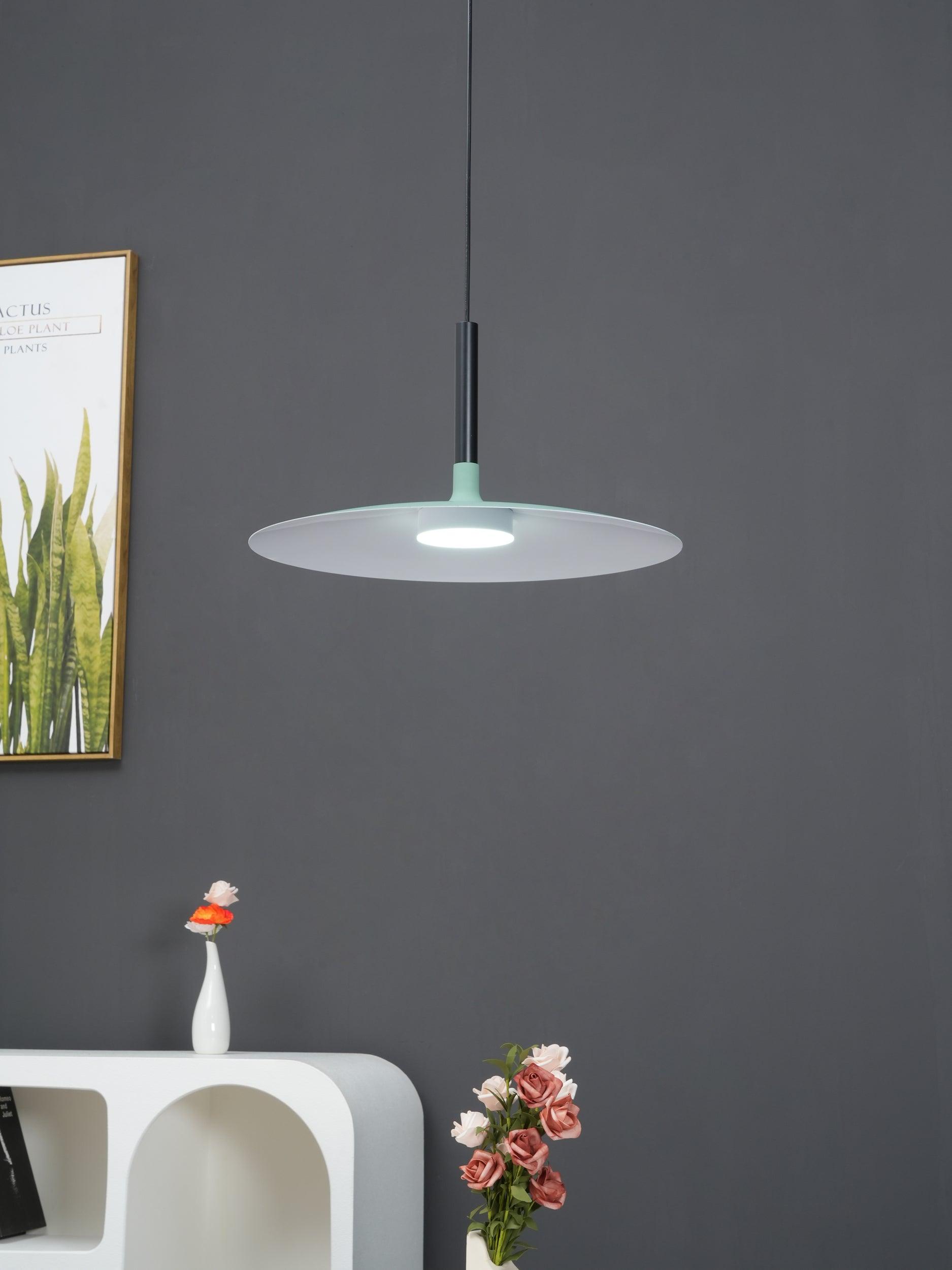 Aplomb Modern Metal Pendant Light - Industrial Style Ceiling Hanging Lamp for Kitchen Island, Dining Room & Bedroom Lighting