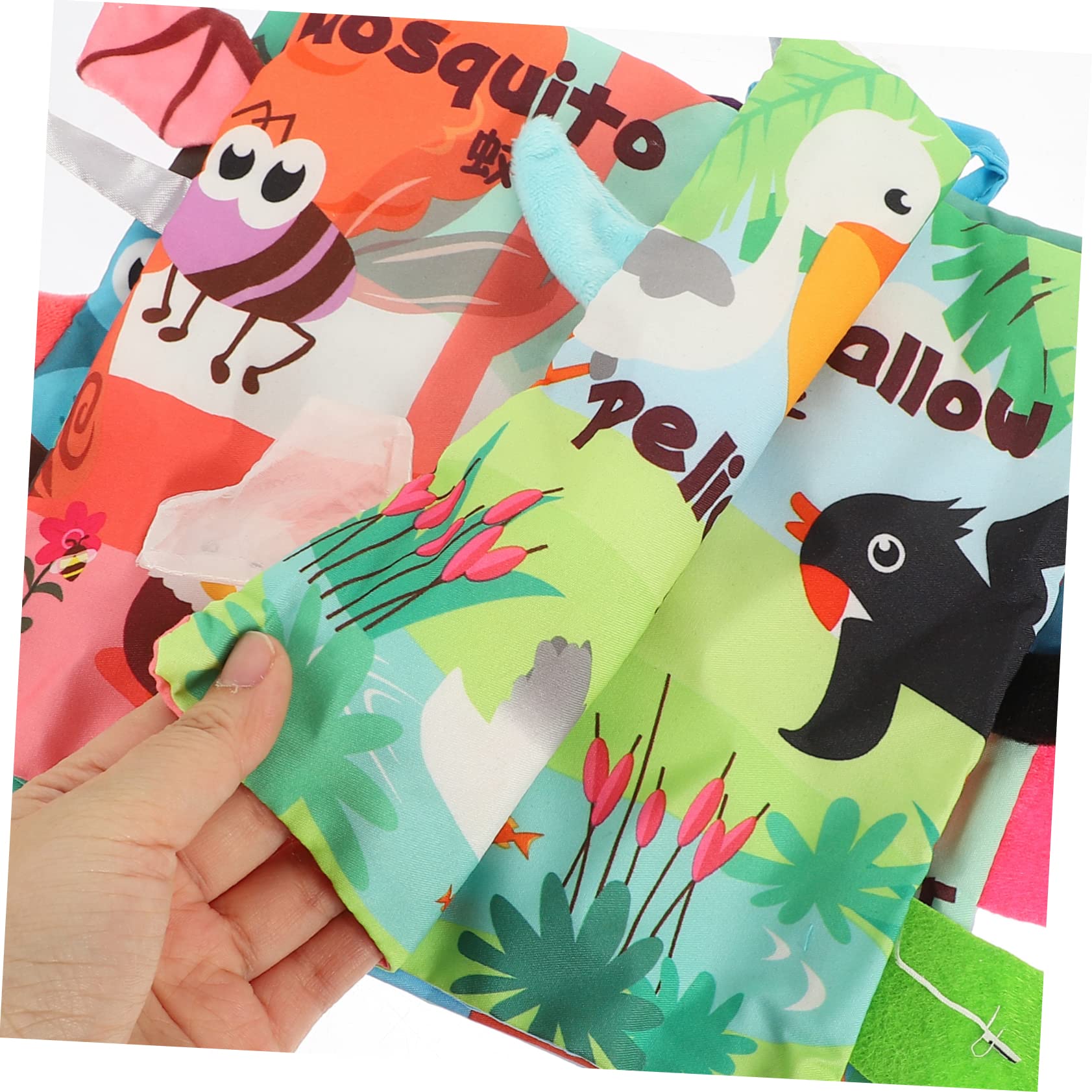 COHEALI 4-Piece Soft Cloth Book Set for Babies & Toddlers - Interactive Sensory Baby Books for Early Learning, Travel Toys, and Newborn Development - Perfect for Playtime, Gifts, and Airplane Activities