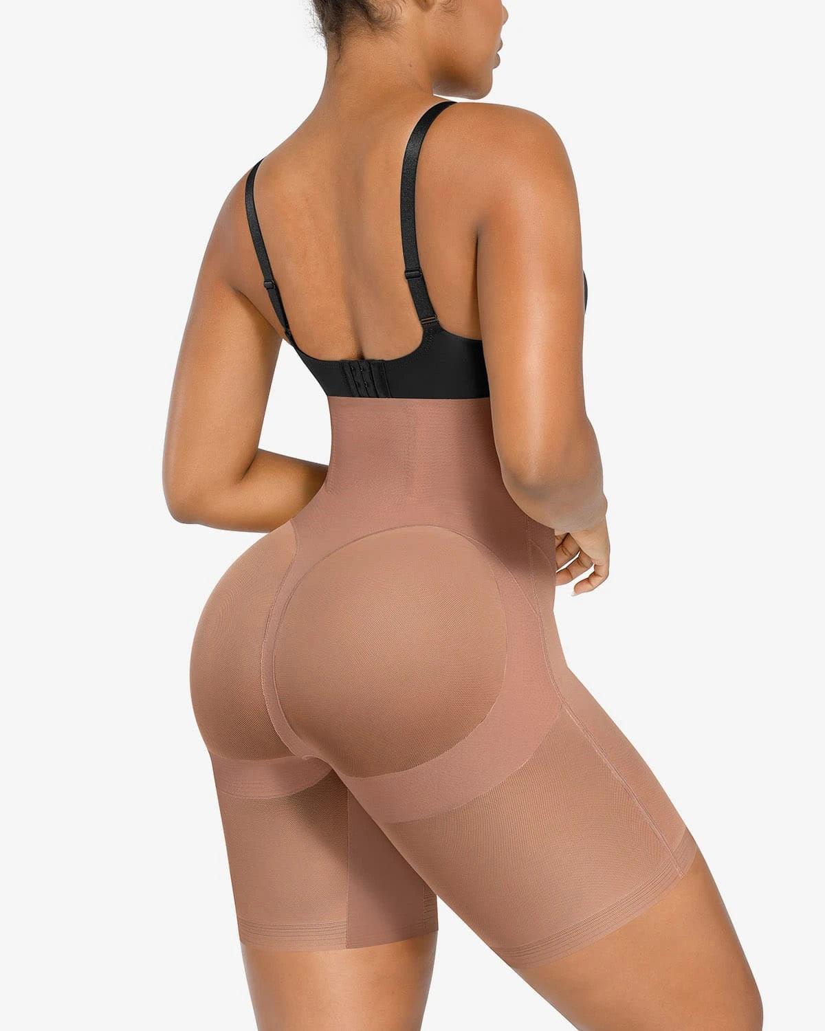 AirSlim® Mesh Smooth Butt Lifting Shorts for Women - High Waist Tummy Control Shapewear - Comfortable & Breathable for Workout, Yoga & Everyday Wear