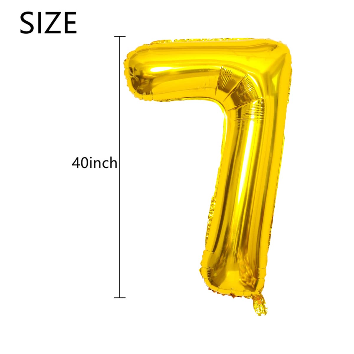 47 Inch Gold Number Balloons - Jumbo 47 Foil Balloons for 47th Birthday Party Decorations, Wedding Anniversary, Prom & Photo Props - Perfect for Milestone Celebrations & Event Decor