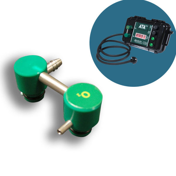 Analox ATA Flow Adaptor - High-Quality Aircraft Fuel System Component (NSN: 6630-99-312-4515) | Perfect for Aviation Maintenance & Military Aircraft Fuel Line Connections