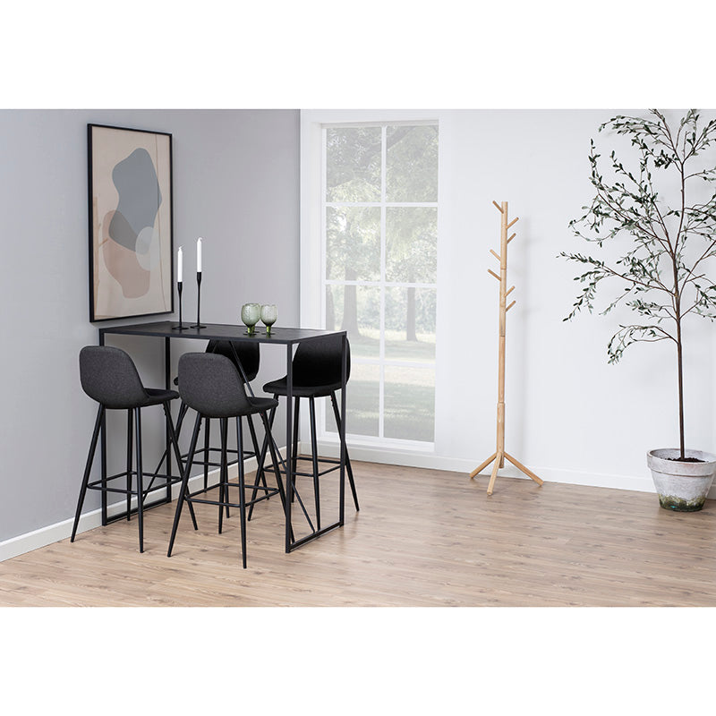 BRENER Wooden Coat Stand - Natural Wood Coat Rack with Hooks for Hats, Jackets & Bags | Perfect for Entryway, Bedroom, or Office Organization