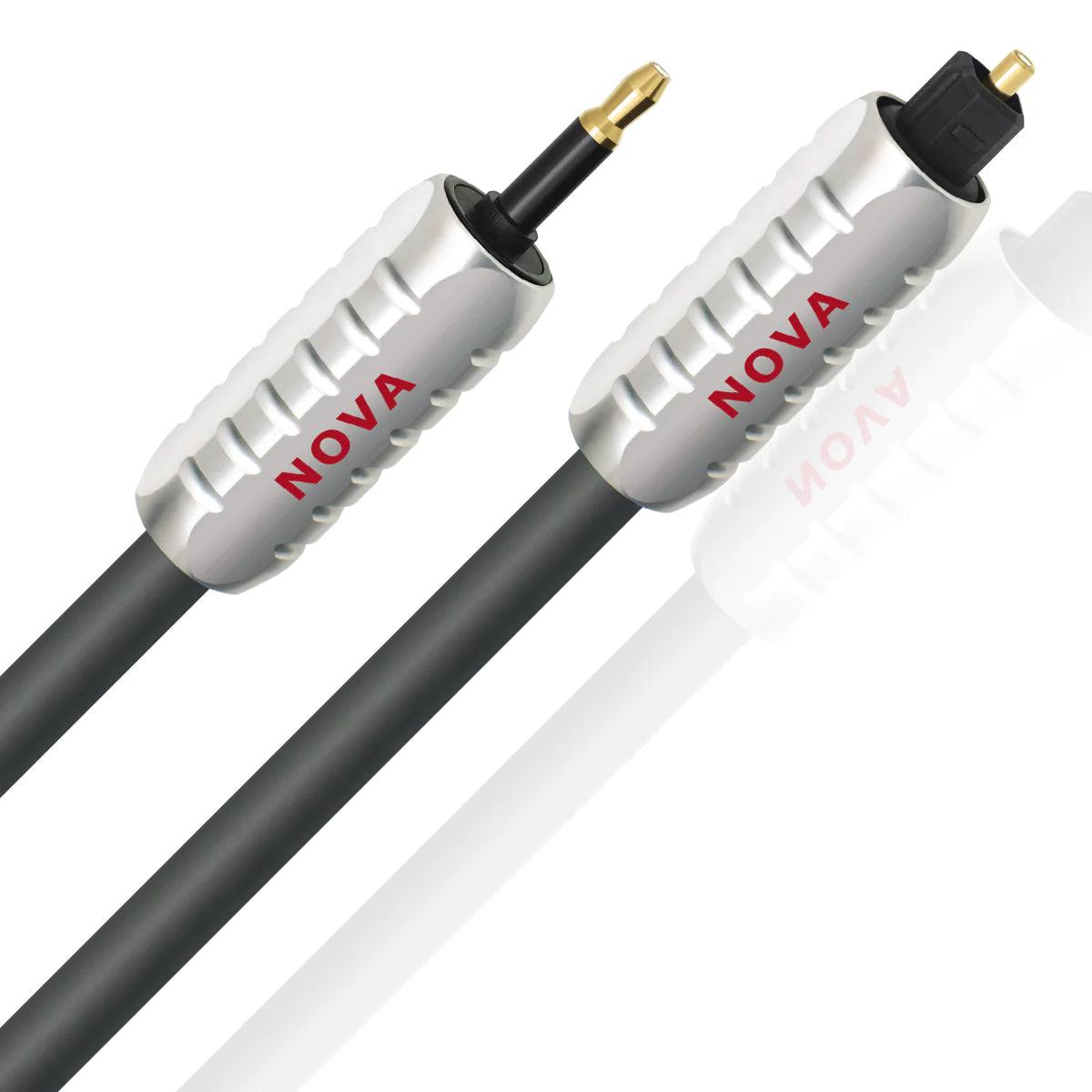 Premium Wireworld Nova Toslink Optical Audio Cable - High-Speed Digital Fiber Optic Cable for Home Theater, Soundbar, TV & Gaming Systems