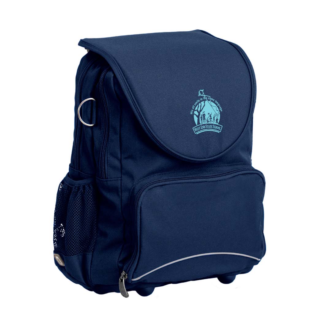 West End State School Posture Tuff Pack PRIMARY 26L Backpack for Kids - Durable Navy Blue School Bag with Ergonomic Design - Perfect for Elementary Students, School Supplies & Daily Use