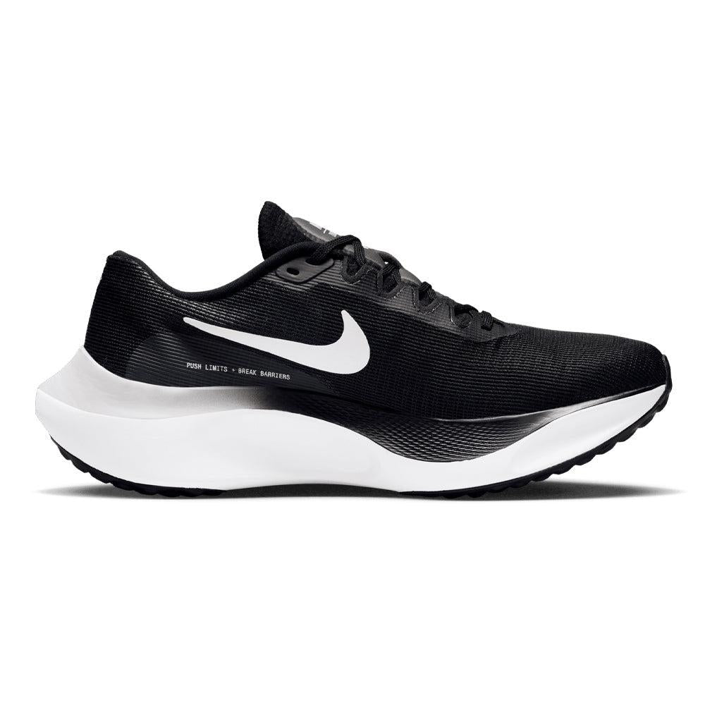 Nike Zoom Fly 5 Running Shoes for Men - Black/White - Size 12.5 D Medium - Lightweight Cushioned Road Running Shoes for Marathon Training & Daily Jogging
