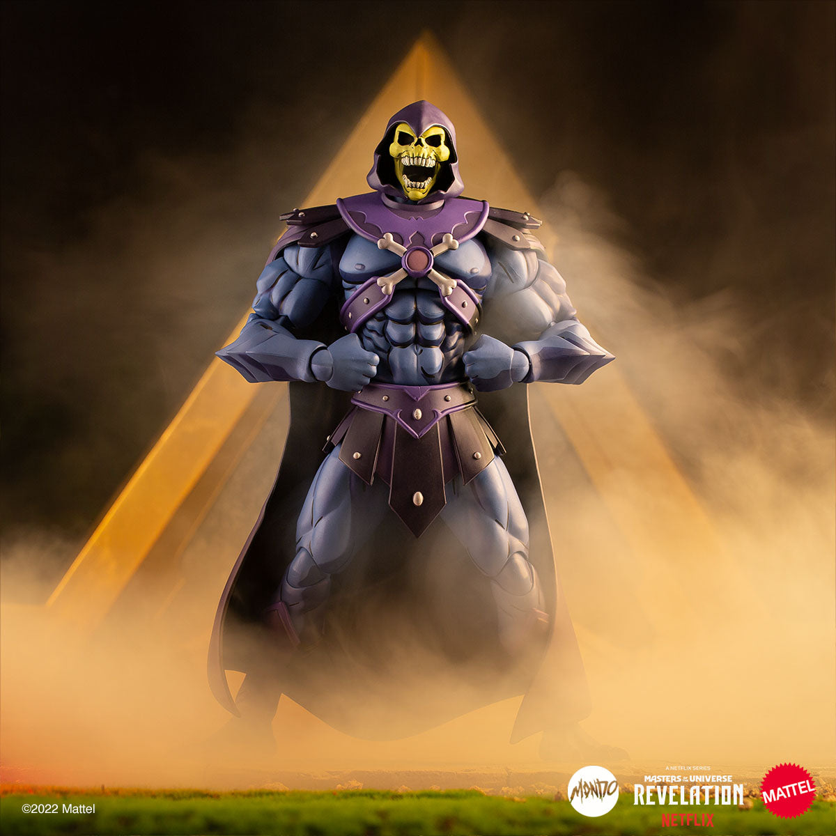 Masters of the Universe Revelation Skeletor 1/6 Scale Action Figure SDCC Exclusive Collectible - Perfect for Display, Toy Collection, and Comic Con Events