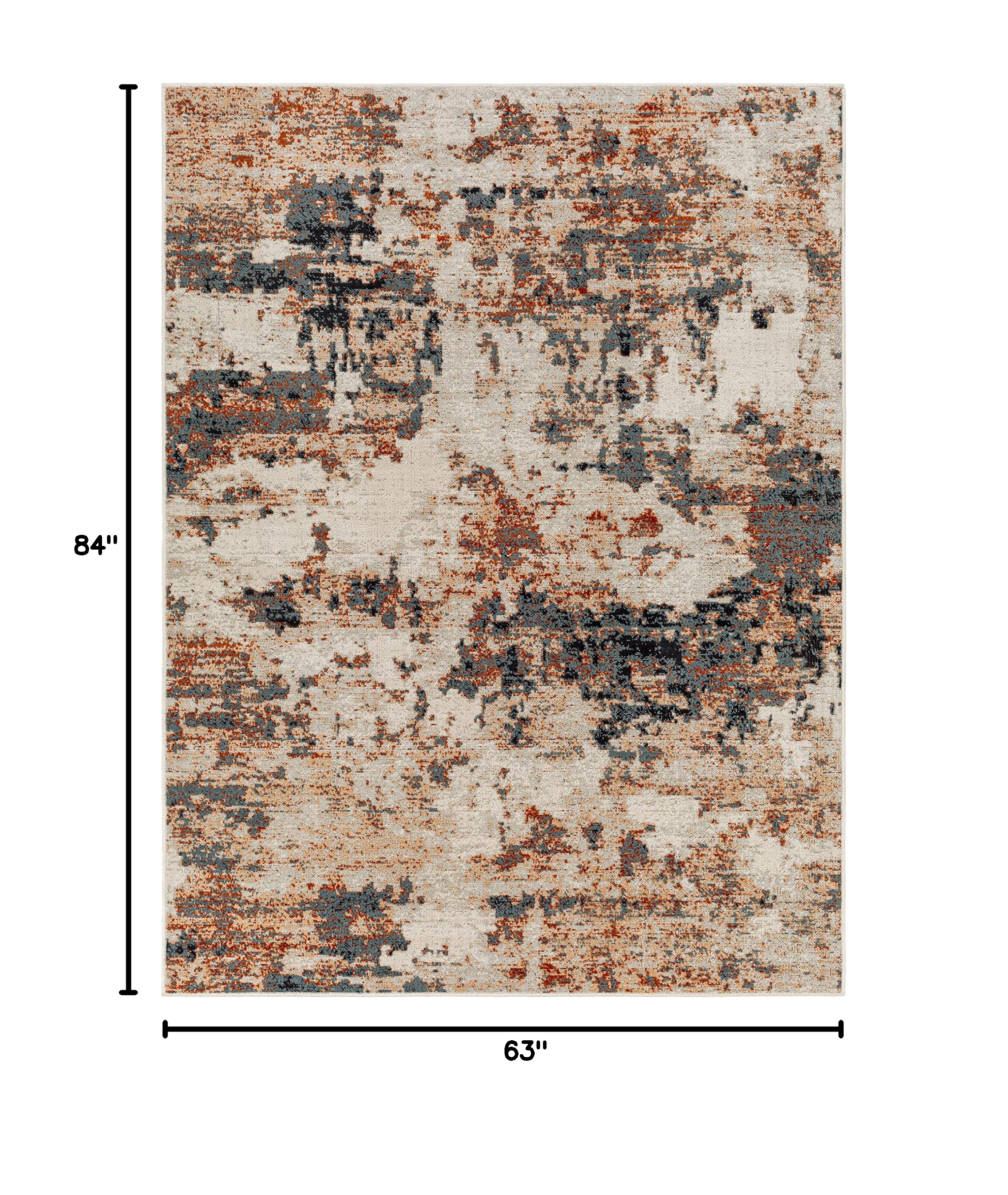 Redondo Beach Outdoor Boho Area Rug 5'3