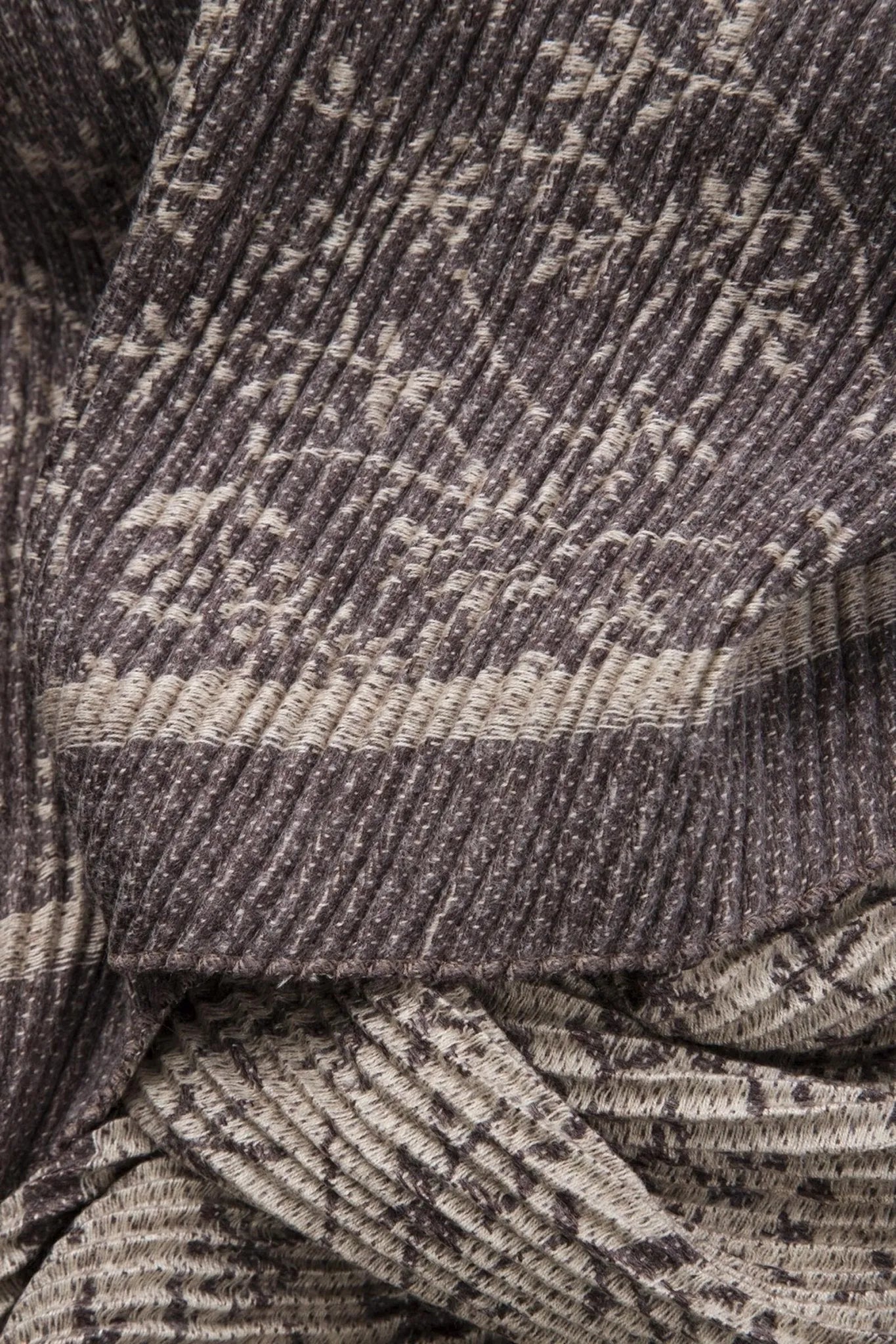 Floral Crinkle Reversible Winter Scarf - Soft & Warm Fashion Accessory for Women - Perfect for Cold Weather, Office Wear & Holiday Outfits