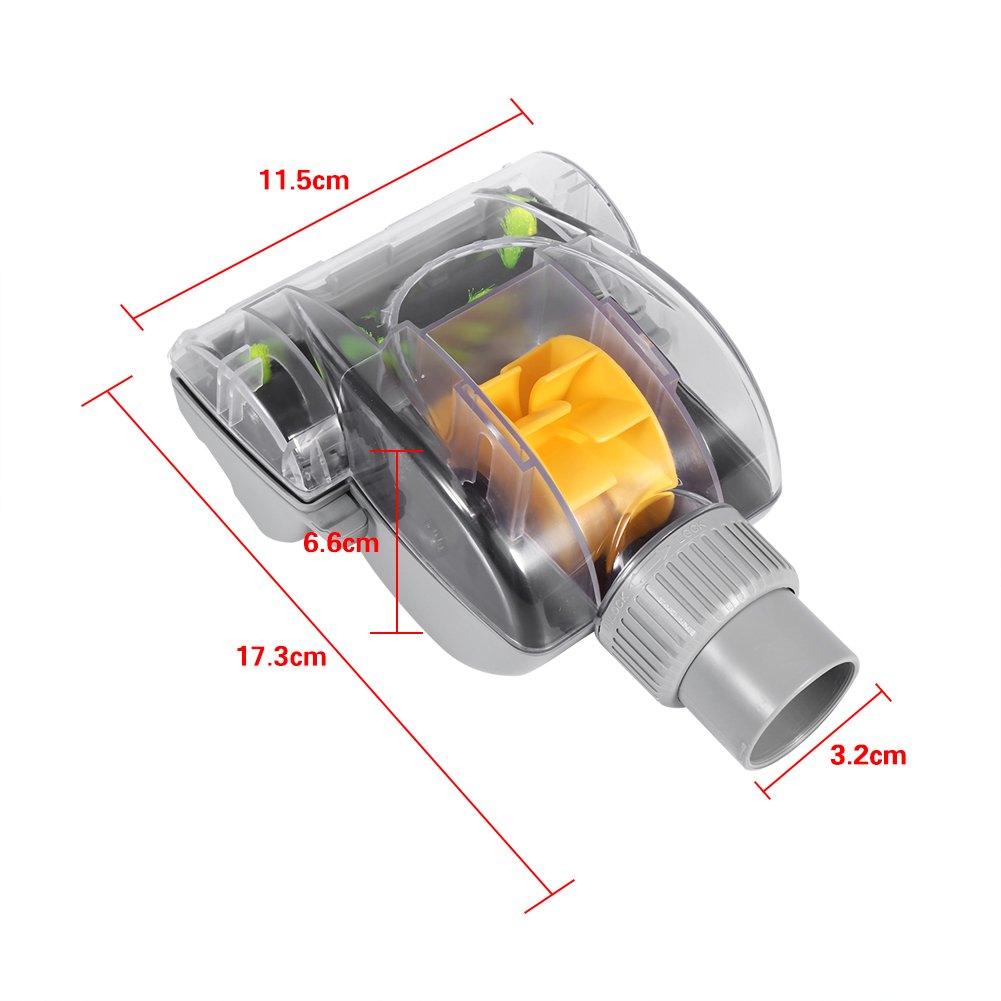 01 Vacuum Cleaner Head - Efficient Turbo Brush for Pet Hair & Dust, Lightweight & Sturdy Design, Safe for Bedding, Pillows, Sofas & Carpets - Perfect for Home Cleaning & Allergy Relief