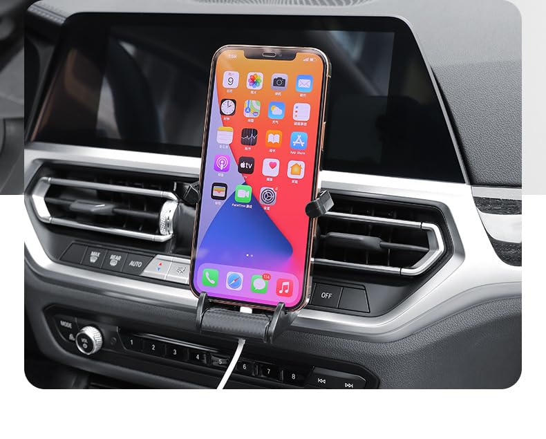 Universal Car Phone Holder - Bucket Seat & Air Vent Phone Mount for iPhone, Samsung & All Smartphones | Secure & Adjustable Car Cellphone Stand for Safe Driving & Hands-Free Navigation