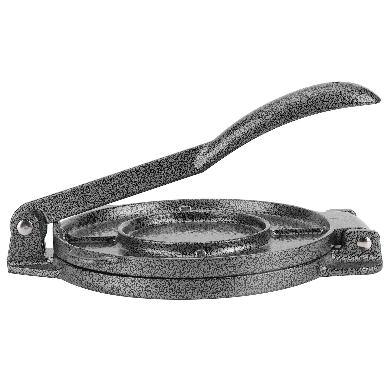 Aoutecen Cast Iron Tortilla Press - Heavy Duty Bakeware for Homemade Tortillas, Biscuits & Flatbreads | Perfect for Mexican Cuisine, Baking & Camping
