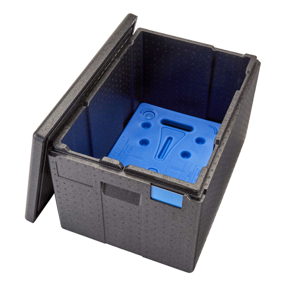 Cambro EPP180XLTSW Cam GoBox Insulated Food Carrier - Black | Commercial-Grade Hot & Cold Food Storage for Catering, Restaurants & Outdoor Events