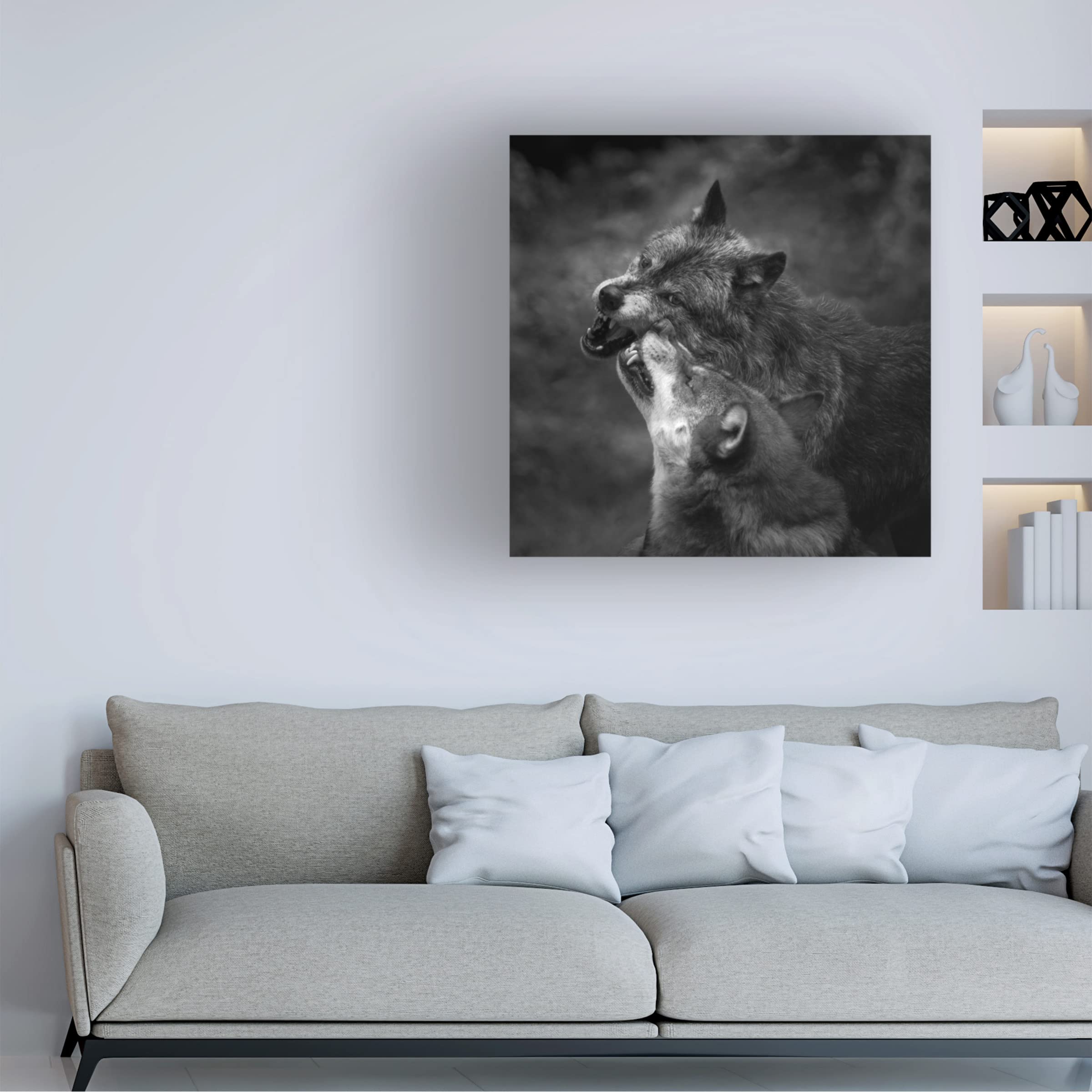 Sebastian Graf 'Foreplay' Canvas Wall Art - Modern Abstract Painting for Living Room, Bedroom & Office Decor | Trademark Fine Art Collection