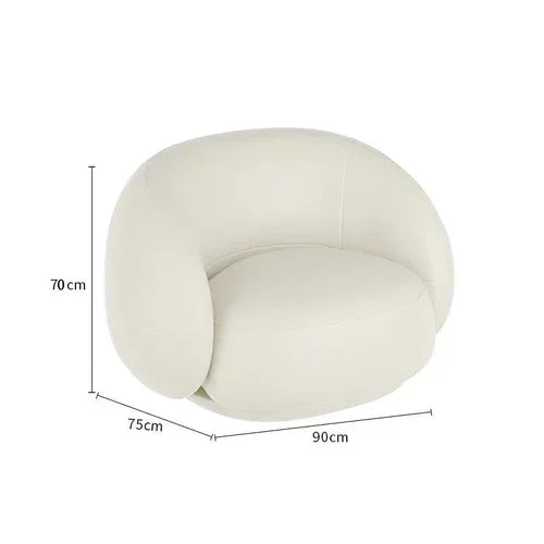 Minimalist Puff Sofa - Modern Comfortable Lounge Chair for Living Room, Bedroom & Office | Stylish Home Decor for Small Spaces