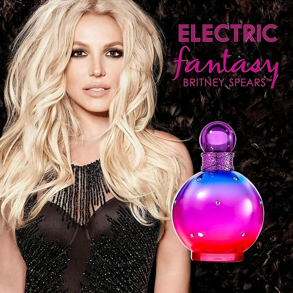 Britney Spears Fantasy Eau de Toilette 3.4 oz for Women - Floral Fruity Perfume for Date Night & Special Occasions