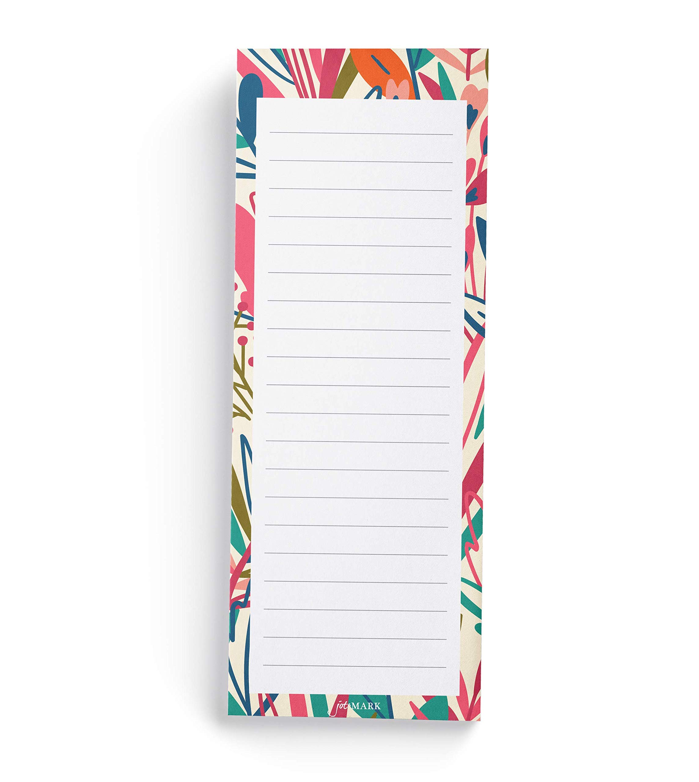 Jot & Mark Shopping List Pads - Exotic Floral Print Notepads for Groceries, To-Do Lists & Errands (Set of 3) | Perfect for Kitchen, Office & Daily Planning