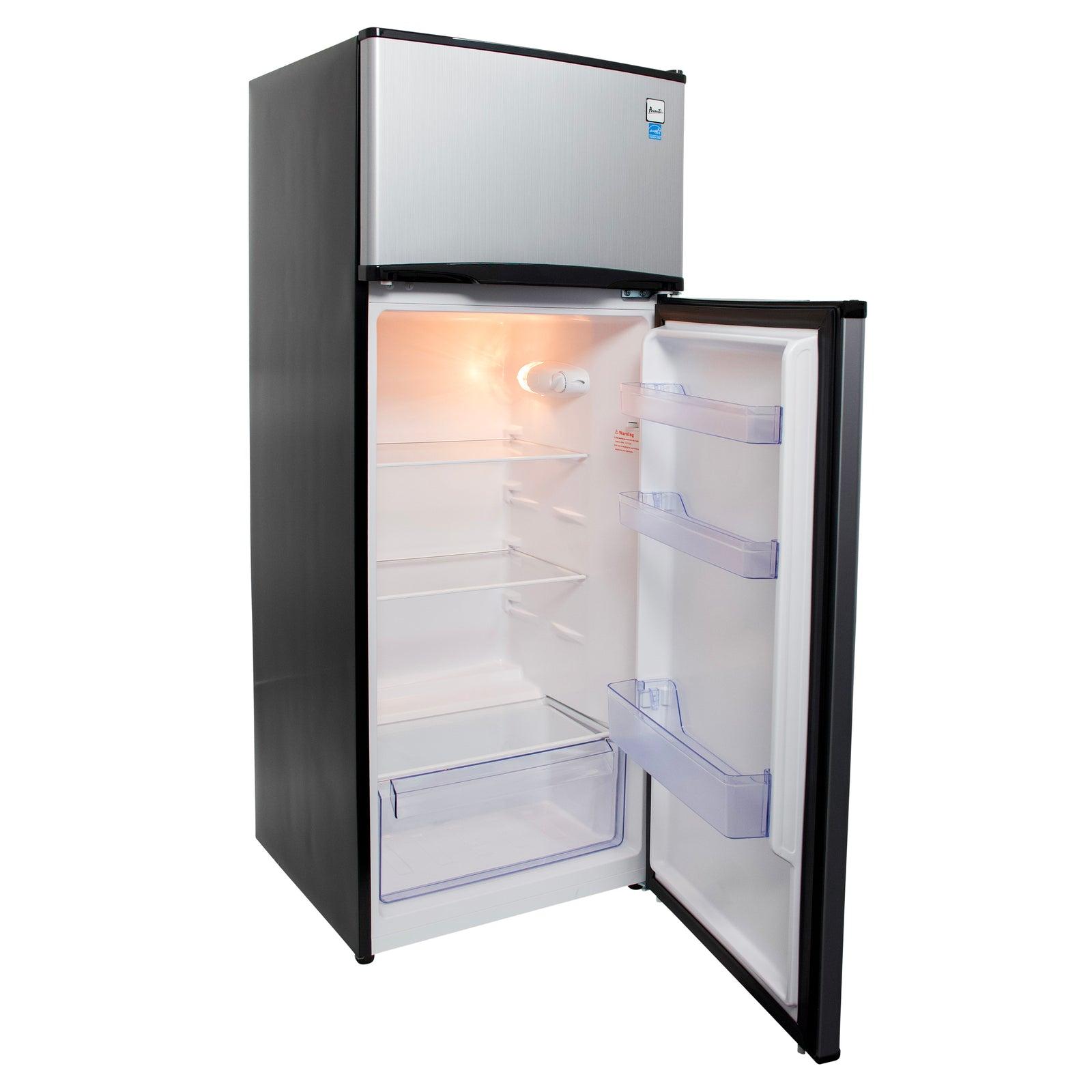 Avanti RA733B3S 7.3 Cu. Ft. Compact Refrigerator - Energy Efficient Apartment Fridge with Freezer for Small Spaces, Dorms & Studio Kitchens