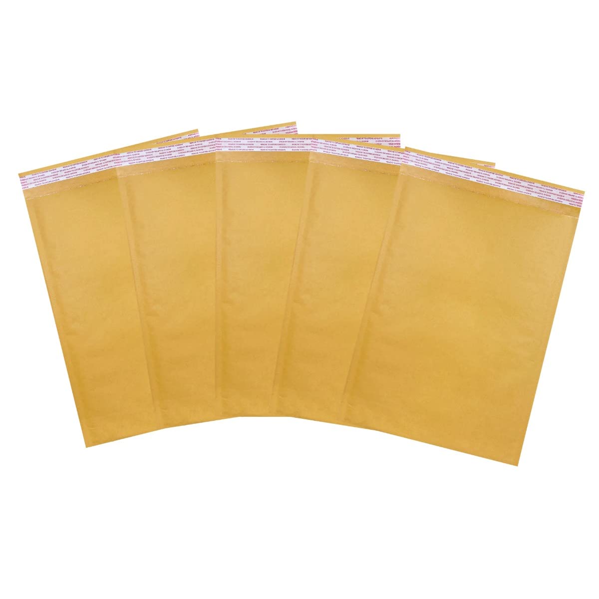 Kraft Bubble Mailer 12.5 x 19 Inches #6 - 5 Pack Shipping Envelopes for Holiday Gifts, Ecommerce & Online Store Packaging