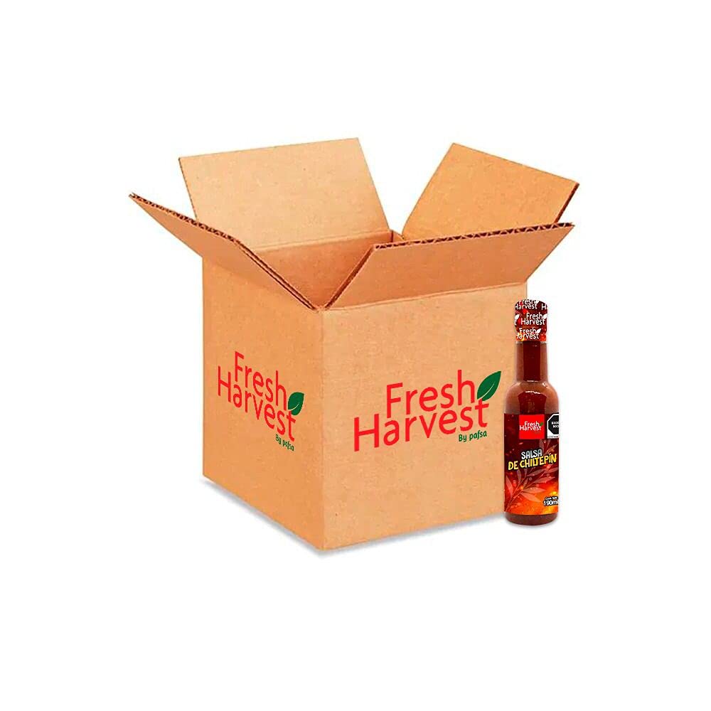 Authentic Mexican Chiltepín Hot Sauce 190ml (6.42 Fl Oz) - Pack of 12 Bottles | Spicy Pepper Sauce | Fresh Harvest | Perfect for Tacos, Nachos & Mexican Cuisine