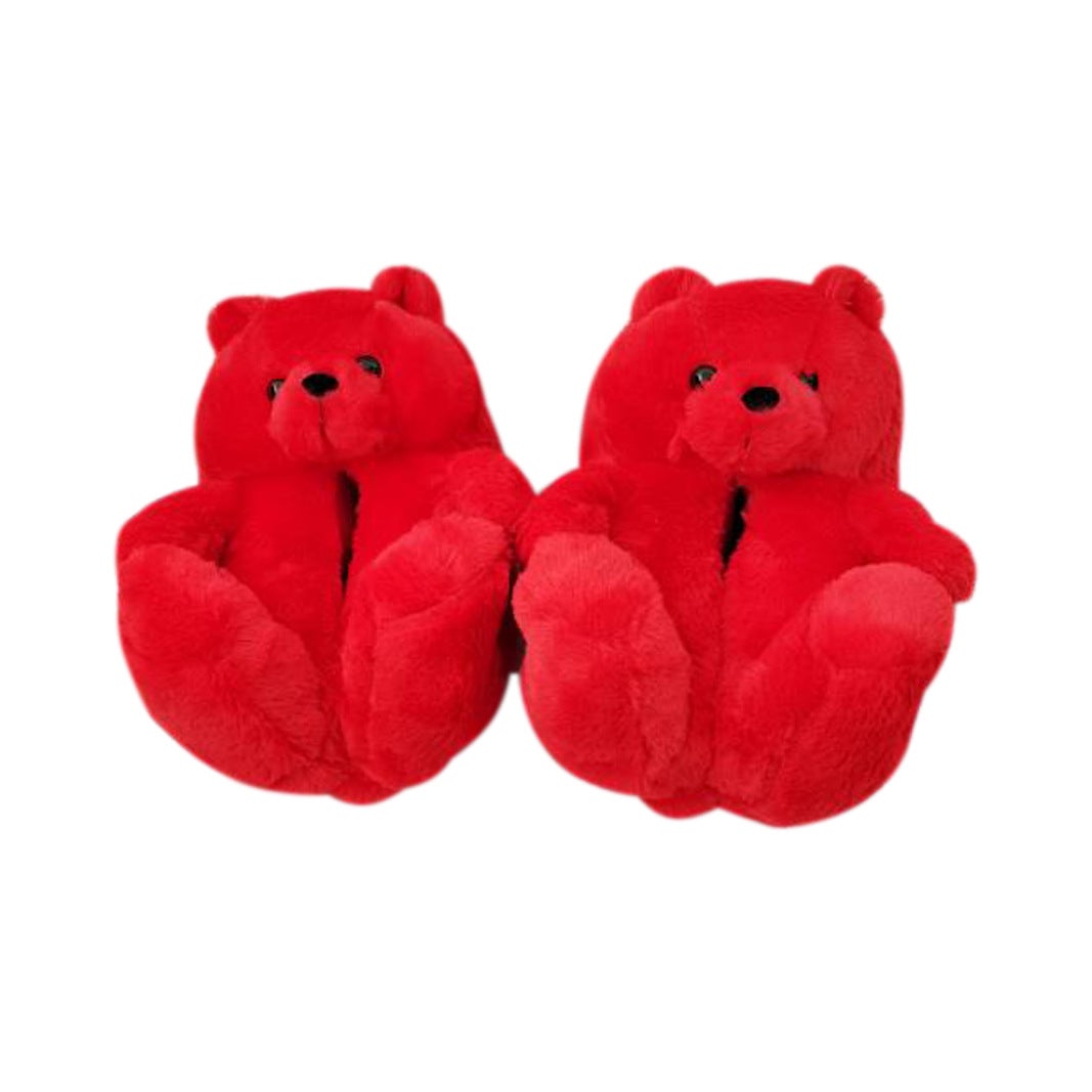 Cozy Women's Teddy Bear Slippers - Soft Plush House Shoes for Indoor Comfort & Warmth - Perfect Gift for Her, Christmas, Valentine's Day & Relaxing at Home