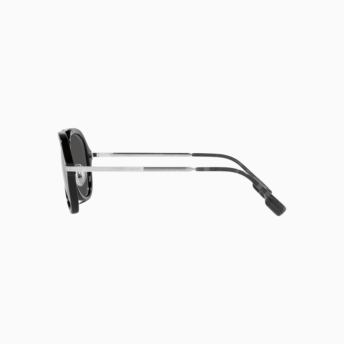 Burberry Aviator Sunglasses for Men & Women - Classic Dark Gray Polarized Lenses - UV Protection for Driving, Travel & Outdoor Activities