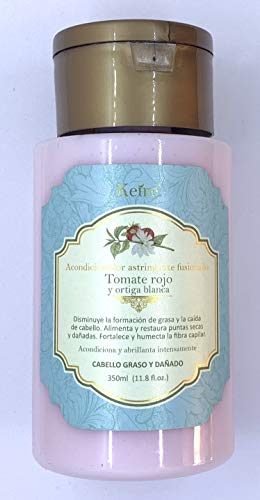 Red Tomato & Stinging Nettle Astringent Conditioner 350ml - Deep Cleansing & Oil Control for Oily Scalp - Pack of 5 by Keíre | Perfect for Daily Hair Care & Scalp Refreshment